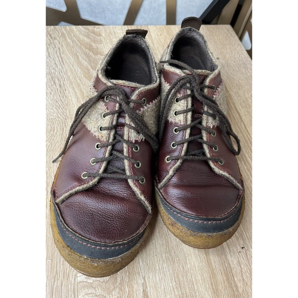 Merrell Milan Autumn Cross Wool Ruby Leather Crepe Sole Hiking Shoes 8.5 Sneaker - Picture 3 of 10